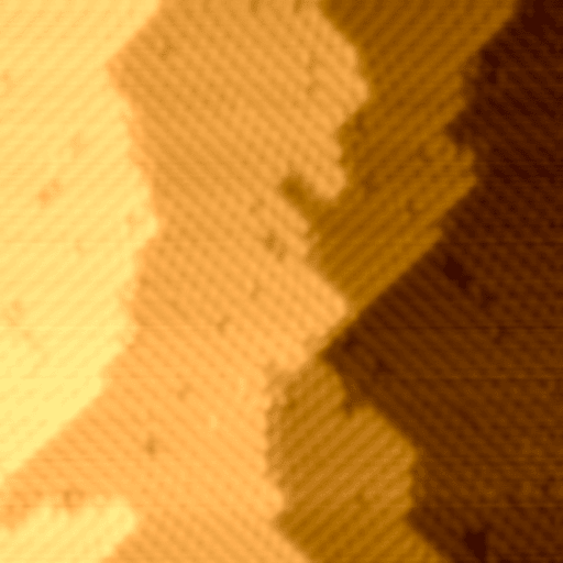 STM Image of Si (100) surface by USM1400