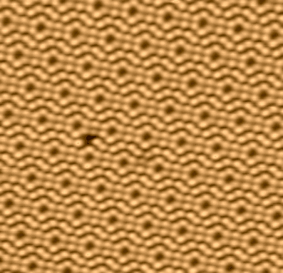 STM Image of Si (111) surface by USM1400